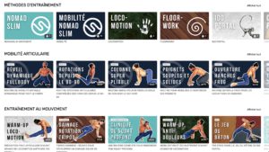 Dojo des Mouvers Catalogue des séances d'entraînement au mouvement et à la mobilité articulaire | Nomadslim Movement Academy