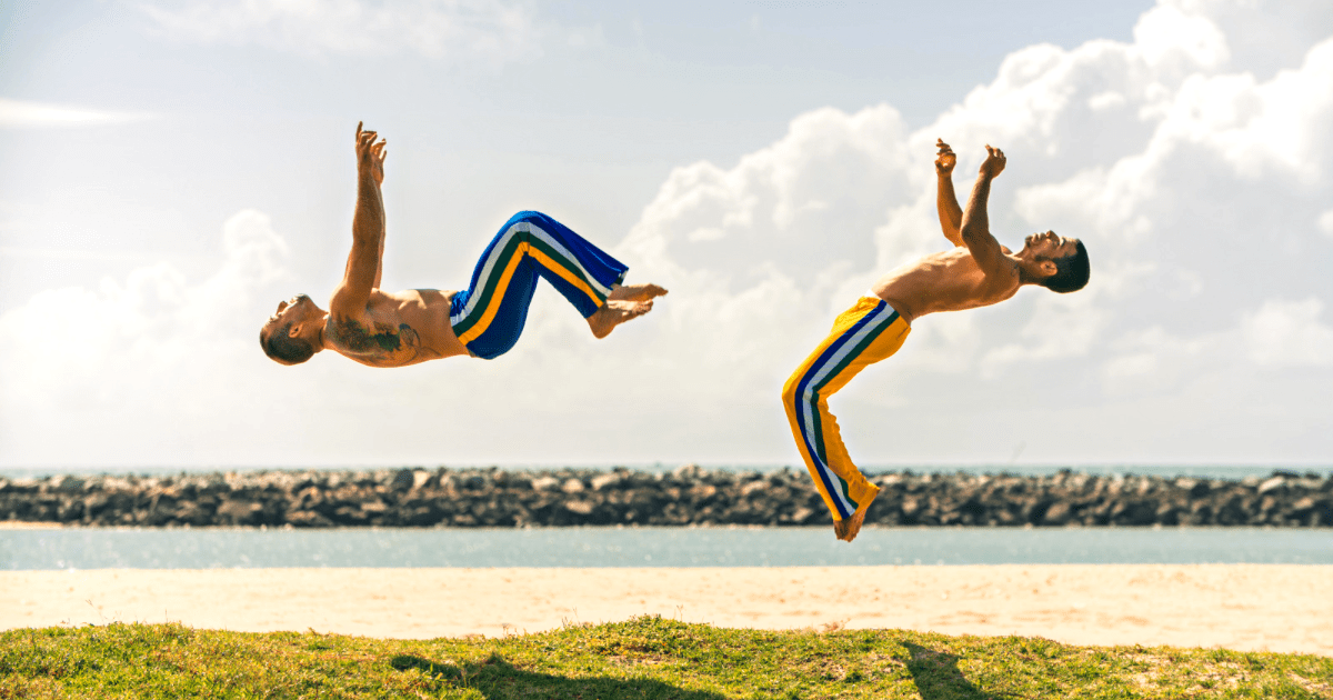 Capoeira back Flip salto arrière | MOUVERS Nomadslim Movement